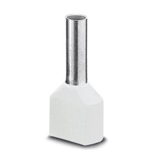 phoenixcontact Phoenix Contact 3200933 Adereindhulzen 0.50 mm² Deels geïsoleerd Wit 100 stuk(s)