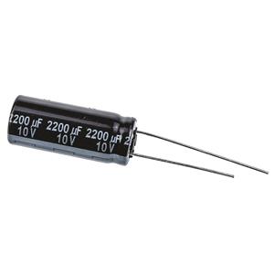 panasonic EEU-FR1A222L Elektrolytische condensator Radiaal bedraad 5 mm 2200 µF 10 V 20 % (Ø) 10 mm 1 stuk(s)