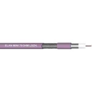 elan 81591 Coaxkabel Buitendiameter: 2.80 mm 75 Ω Wit per meter