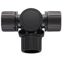 hellermanntyton HG16-T T-Verteiler Schwarz 16 mm, 16 mm, 16mm 1St.