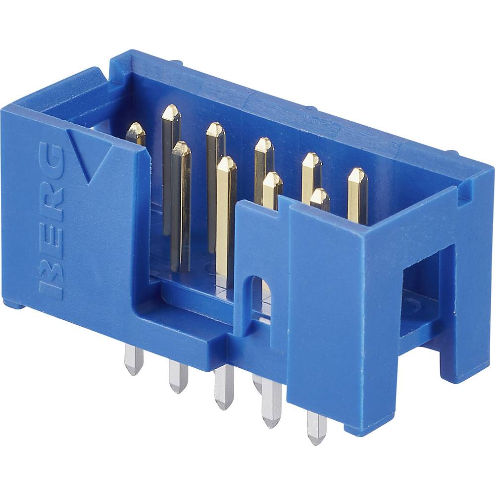 FCI 75869-130LF Pinconnector Rastermaat: 2.54 mm Totaal aantal polen: 4 Aantal rijen: 2 1 stuk(s)