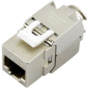 trucomponents TRU COMPONENTS RJ45-koppeling, Cat. 6 Koppeling, recht Metaal 93038C368 1 stuk(s)