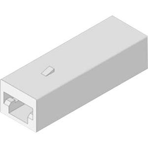 Vogt AG Verbindungstechnik 3936h1pa Isolierhülse Weiß 0.50mm² 1mm²