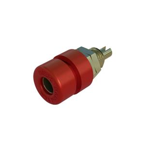 skshirschmann SKS Hirschmann BIL 30 Au Laborbuchse Buchse, Einbau vertikal Stift-Ø: 4mm Rot