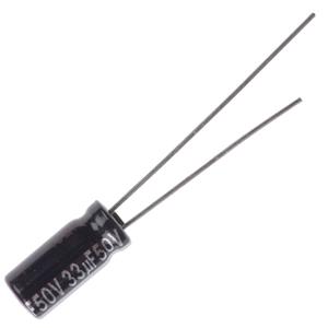 panasonic ECA-1HHG330 Elektrolytische condensator Radiaal bedraad 2 mm 33 µF 50 V 20 % (Ø) 5 mm 1 stuk(s)
