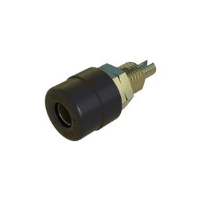 skshirschmann SKS Hirschmann BIL 20 Au Laborbuchse Buchse, Einbau vertikal Stift-Ø: 4mm Schwarz