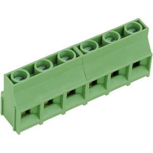 ptr AKZ841/6-9.52-V Klemschroefblok 4.00 mm² Aantal polen 6 Groen 1 stuk(s)