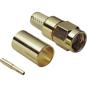 trucomponents TRU COMPONENTS SMA-Reverse-connector Stekker, recht Belden H155 1 stuk(s)