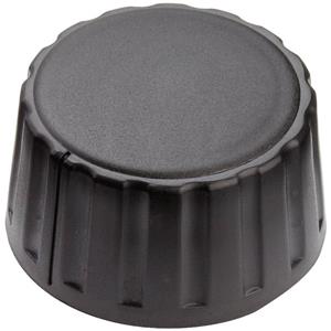 mentor 4334.6000 Draaiknop Zwart (Ø x h) 36 mm x 18.5 mm 1 stuk(s)