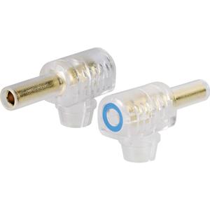 trucomponents TRU COMPONENTS Banaanstekker Bus, haaks Stift-Ø: 4 mm Zwart 1 stuk(s)