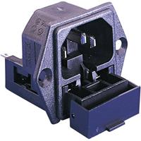 Bulgin PF0030/28 Kaltgeräte-Steckverbinder PF Serie (Netzsteckverbinder) PF Stecker, Einbau vertika