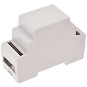 trucomponents TRU COMPONENTS TC-7910732 DIN-rail-behuizing 34 x 89 x 63 ABS-V0 Grijs 1 stuk(s)