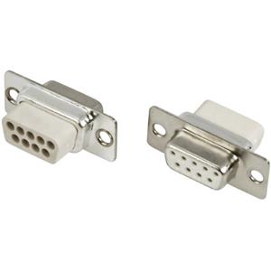 MHDBC09SS-NW D-sub female connector 180 ° Aantal polen: 9 Crimpen 1 stuk(s)