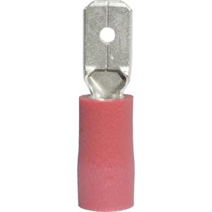 Vogt AG Verbindungstechnik 392808S Platte stekker Insteekbreedte: 4.8 mm Insteekdikte: 0.8 mm 180 ° Deels geïsoleerd Rood 1 stuk(s)