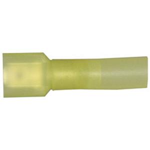 Vogt AG Verbindungstechnik 3972sh Platte stekker Met krimpkous Insteekbreedte: 6.3 mm Insteekdikte: 0.8 mm 180 ° Volledig geïsoleerd Geel 1 stuk(s)