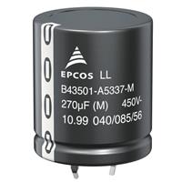 epcos TDK Elektrolyt-Kondensator SnapIn 10mm 100 µF 20% (Ø x L) 30mm x 25mm 1St.
