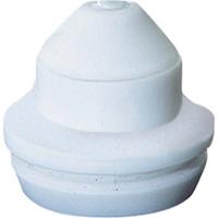 hensel EDK 40 Kabeleinsteckstutzen Plattenstärke (max.) 4mm Lichtgrau 5St.