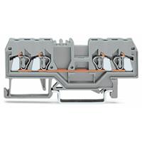 Wago 280-832 Durchgangsklemme 5mm Zugfeder Gelb 100St.