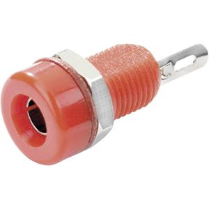 trucomponents TRU Components TC-R1-16A Red Laborbuchse Buchse, Einbau vertikal Stift-Ø: 4mm Rot