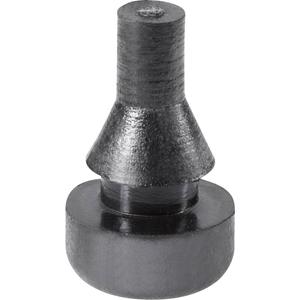 pbfastener PB Fastener 1245-01 Einrastpuffer Schwarz (Ø x H) 4.8mm x 8.2mm