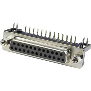 econconnect econ connect BU25WB/7 D-sub female connector 90 ° Aantal polen: 25 Soldeerpennen 1 stuk(s) Tray