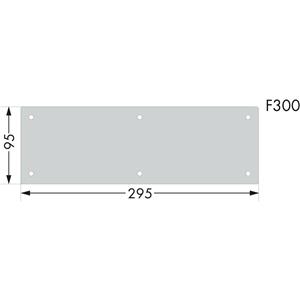 wago Flanschplatte (B x H) 295mm x 95mm 1St.