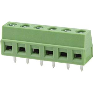 degson DG127-5.08-03P-14-00AH Klemschroefblok 2.08 mm² Aantal polen 3 Groen 1 stuk(s)