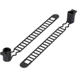 trucomponents TRU COMPONENTS 1592781 TC-MAT-120BK203 Kabelbinder 120 mm 10 mm Zwart 1 stuk(s)