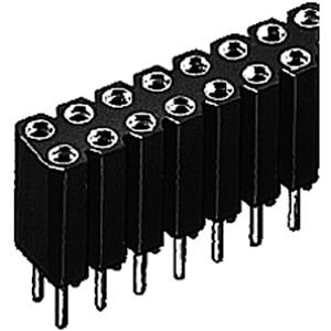 fischerelektronik Fischer Elektronik Female header (precisie) Aantal rijen: 2 Aantal polen per rij: 36 BL 6 025/ 72/Z 1 stuk(s)