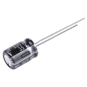 panasonic ECA-1VHG221 Elektrolytische condensator Radiaal bedraad 3.5 mm 220 µF 35 V 20 % (Ø) 8 mm 1 stuk(s)