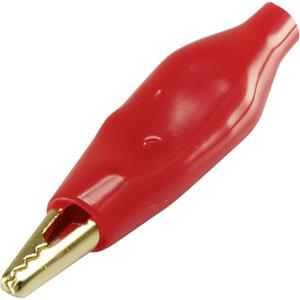 trucomponents TRU COMPONENTS 93038c24 Krokodillenklem Zwart Lengte: 27 mm 1 stuk(s)