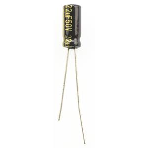 panasonic EEU-FM1H220 Elektrolytische condensator Radiaal bedraad 2 mm 22 µF 50 V 20 % (Ø) 5 mm 1 stuk(s)