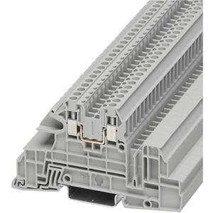 phoenixcontact Phoenix Contact UTI 2,5-L 3076034 Installatie-etageklem Aantal polen: 2 0.2 mm² 4 mm² Grijs 1 stuk(s)