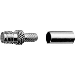telegärtner R-SMA-Steckverbinder Buchse, gerade 50Ω 1St.