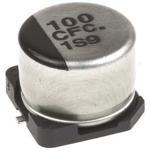 panasonic EEEFC1C101P Elektrolytische condensator SMD 100 µF 16 V 20 % (Ø x l) 6.2 mm x 8 mm 1 stuk(s)