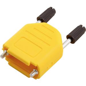 encitech DPPK09-Y-K D-sub behuizing Aantal polen: 9 Kunststof 180 ° Geel 1 stuk(s)