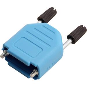 encitech DPPK09-B-K D-sub behuizing Aantal polen: 9 Kunststof 180 ° Blauw 1 stuk(s)