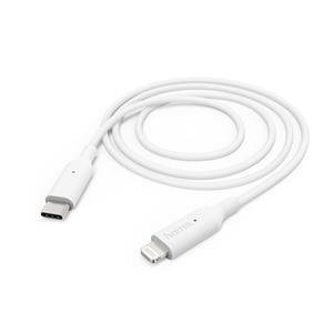 Hama iPad/iPhone/iPod Datakabel/Laadkabel [1x USB-C stekker - 1x Apple dock-stekker Lightning] 1.00 m Wit