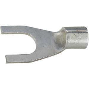 Klauke 1630C6 Gabelkabelschuh 1.50mm² 2.50mm² Loch-Ø=6.5mm Unisoliert Metall