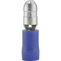 Vogt AG Verbindungstechnik 3921S Rundstecker 1.50mm² 2.50mm² Stift-Ø: 5mm Teilisoliert Blau