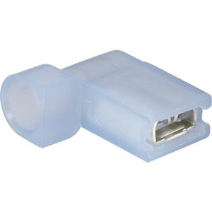 Vogt AG Verbindungstechnik 393208S Huls voor platte stekker Insteekbreedte: 4.8 mm Insteekdikte: 0.8 mm 90 ° Volledig geïsoleerd Blauw 1 stuk(s)