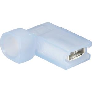 Vogt AG Verbindungstechnik 393205S Huls voor platte stekker Insteekbreedte: 4.8 mm Insteekdikte: 0.5 mm 90 ° Volledig geïsoleerd Blauw 1 stuk(s)