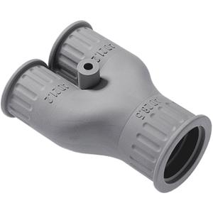 LAPP 56000145 SILVYN KLICK-Y TPE 2x11/1x16 BK Y-verdeler Zwart 16 mm, 16 mm, 21 mm Recht 10 stuk(s)