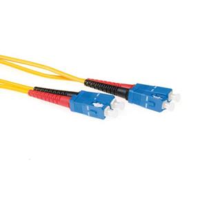 ACT SC-SC 9/125um OS2 Duplex fiber optic patchkabel 7 m