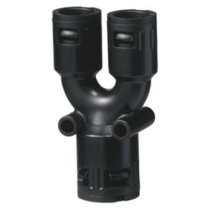 LAPP 61801110 SILVYN KLICK-Y 2X9/1X11 GY Y-verdeler Grijs 11 mm, 9 mm, 9 mm Recht 10 stuk(s)