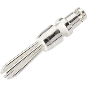 Schnepp N 2400 Büschelstecker Stecker, gerade Stift-Ø: 2.4mm Silber