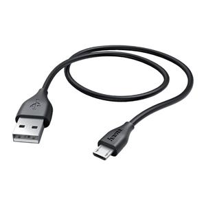 Hama Charging/Data Cable, Micro-USB, 1.4 m, black