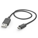 Oplaad-/sync-kabel, micro-USB, draaibeveiliging, zwart - Hama