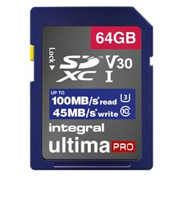 Integral Memory 64GB SDxC Premium Ultra High Speed Up