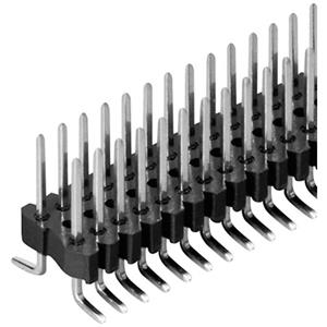 fischerelektronik Fischer Elektronik Male header (standaard) Aantal rijen: 2 Aantal polen per rij: 20 SLV W 2 SMD 048/ 40/G 1 stuk(s)